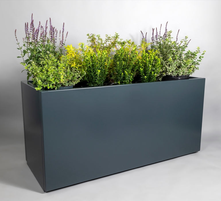 Alumasc Skyline Aluminium Planters - 600mm Depth Planter Range - Aluminium Gutters Direct