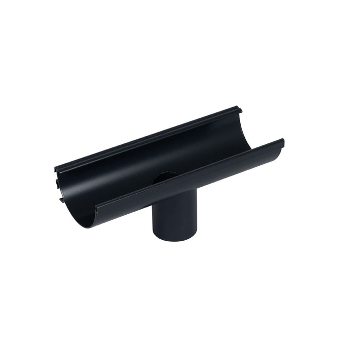 Alumasc Aqualine - Half Round Extruded Aluminium Running Outlet - Aluminium Gutters Direct