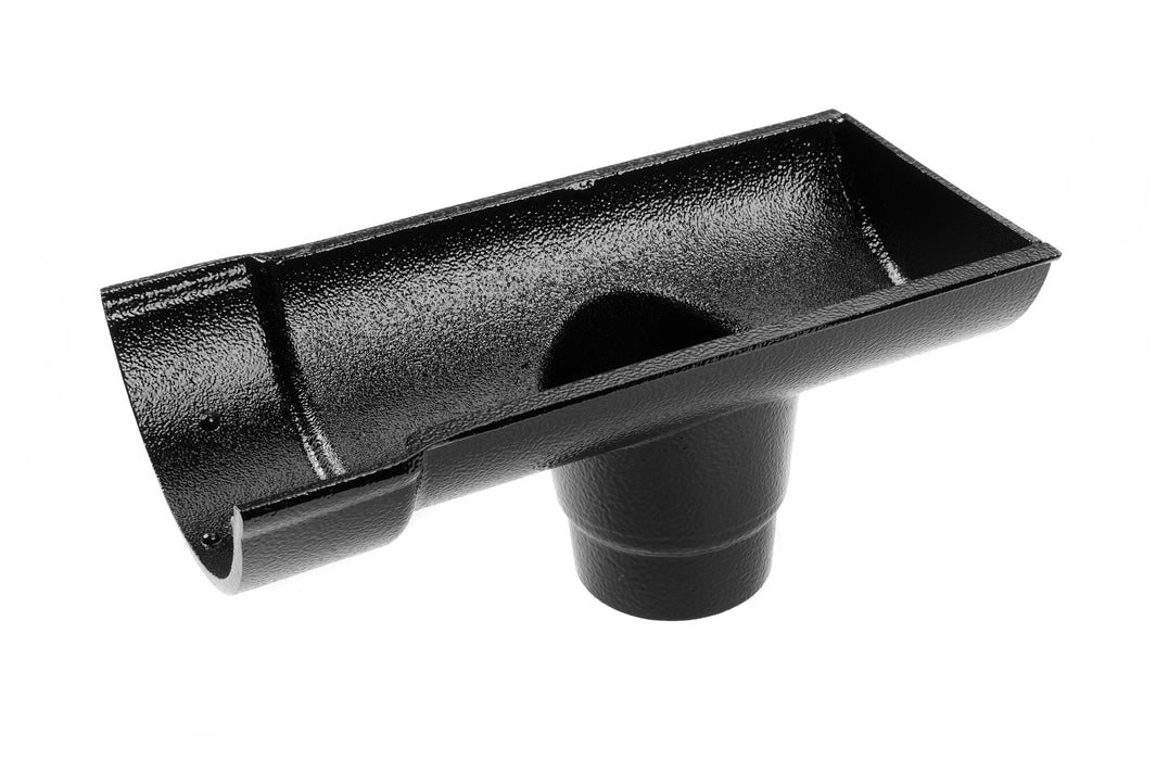 Alumasc Heritage - Beaded Half Round Cast Aluminium Non Handed Internal Stopend - Aluminium Gutters Direct