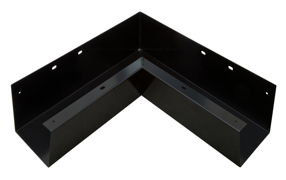 Alumasc GX - Smooth Box Pressed Aluminium 90 Degree Internal Angle - Aluminium Gutters Direct