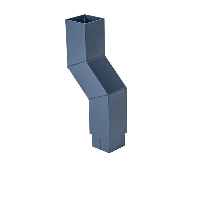Alumasc Flushjoint - Square Extruded Aluminium 135 degree Fixed Offset - Aluminium Gutters Direct