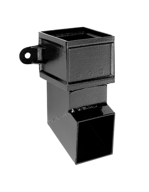 Alumasc Heritage - Square Cast Aluminium Socketed Shoe Front With Ears - Aluminium Gutters Direct