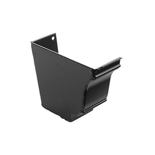 Alumasc AX SnapFix - Moulded Extruded Aluminium Stop End Left Hand - Aluminium Gutters Direct