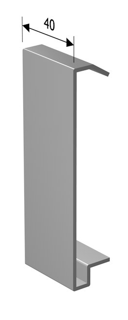 Alumasc Skyline Fascia SF5 - Loose Union - Aluminium Gutters Direct