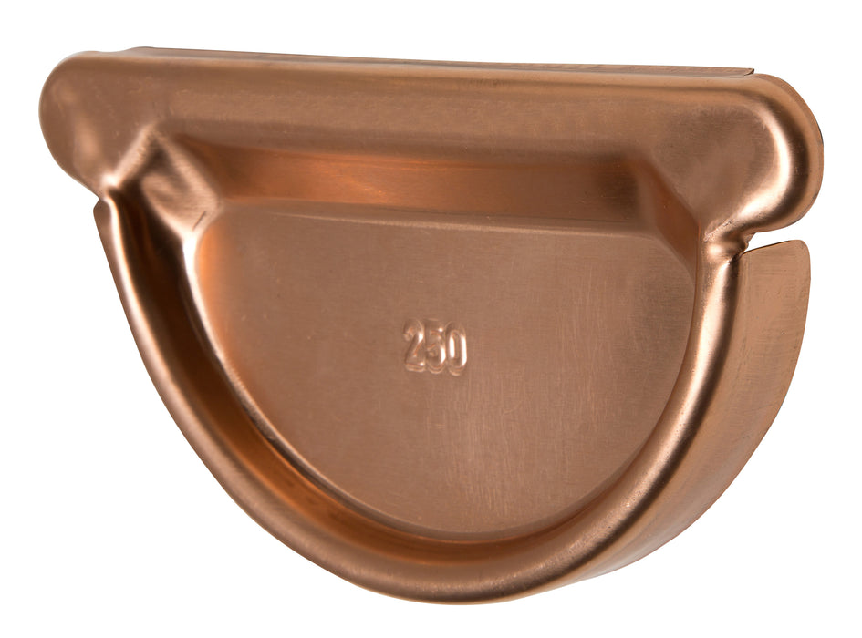 Alumasc Infinity Copper - Half Round Stop Ends - Aluminium Gutters Direct