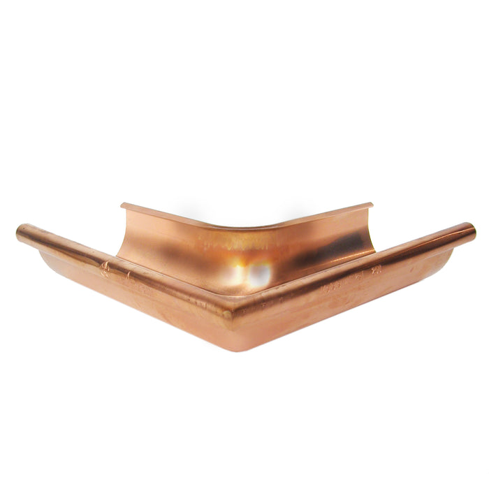 Alumasc Infinity Copper - Half Round 90° External Angles - Aluminium Gutters Direct
