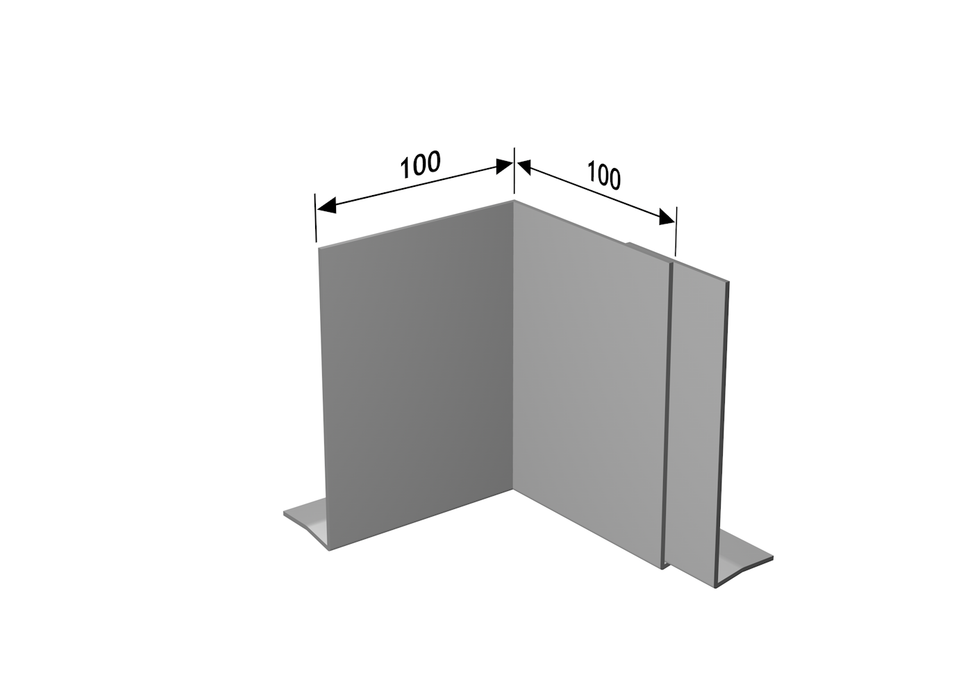 Alumasc Skyline Fascia SF2 - Fascia Corner - Aluminium Gutters Direct
