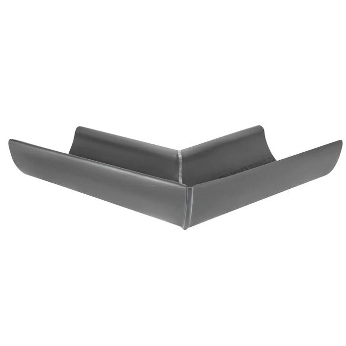 Alumasc Infinity Quartz Zinc - Half Round Gutter Internal 90° Angles 125mm - Aluminium Gutters Direct