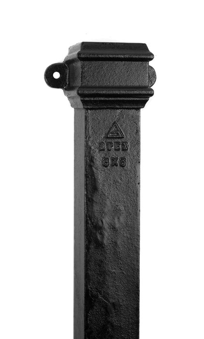 Alumasc Apex Heritage - Cast Iron Square Downpipe (With Ears) - Aluminium Gutters Direct