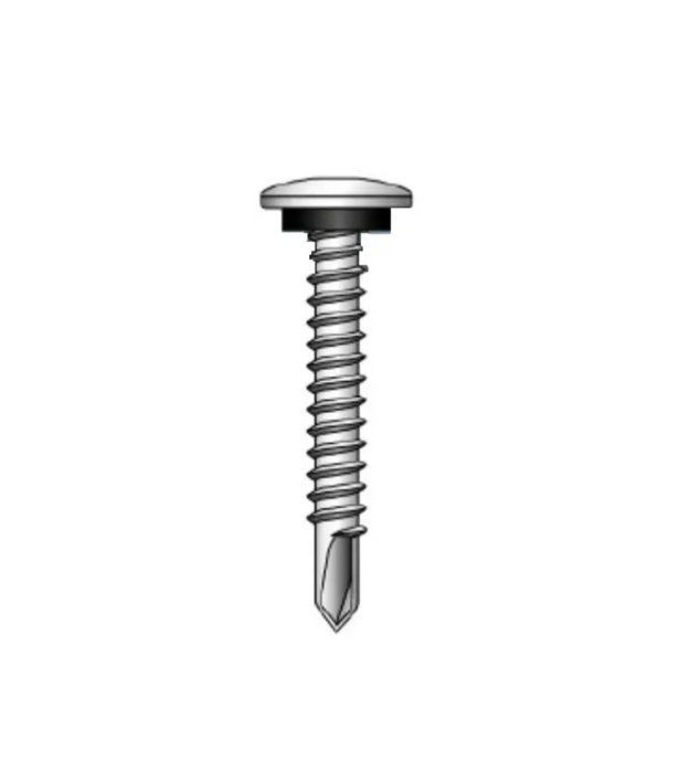Alumasc Skyline 5.5 x 38mm Low Profile Stainless Steel PPC Screw x 100 - Aluminium Gutters Direct