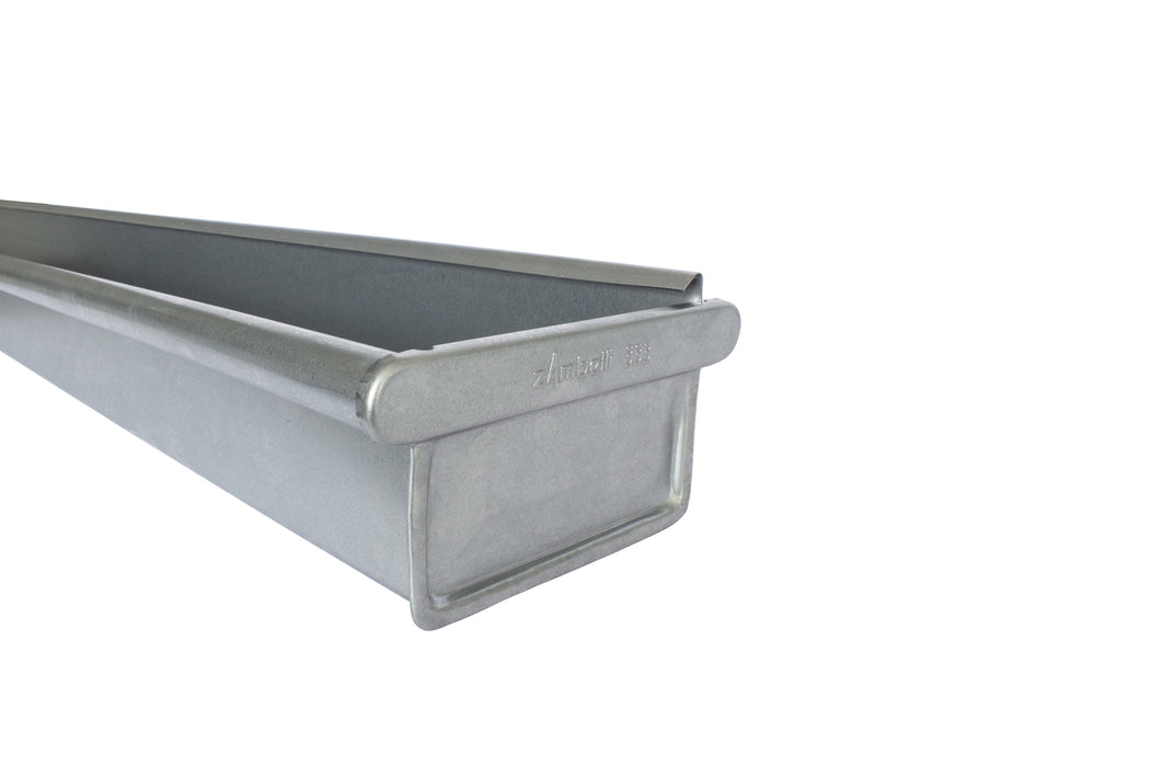 Alumasc Infinity Steel - Box Gutter x 1m L/H R/H Stop End - Aluminium Gutters Direct