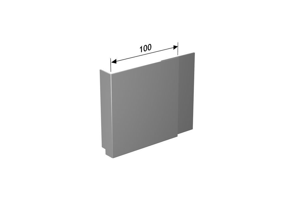 Alumasc Skyline Fascia SF3 - Stop Ends - Aluminium Gutters Direct