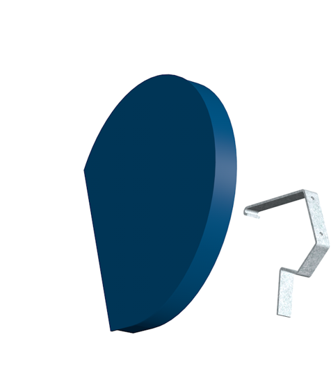 Alumasc Skyline Anti Climb Fascia - End Cap - Aluminium Gutters Direct