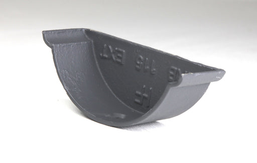 Hargreaves - Cast Iron Beaded HR Guttering (100mm-150mm) External Stopend - Aluminium Gutters Direct