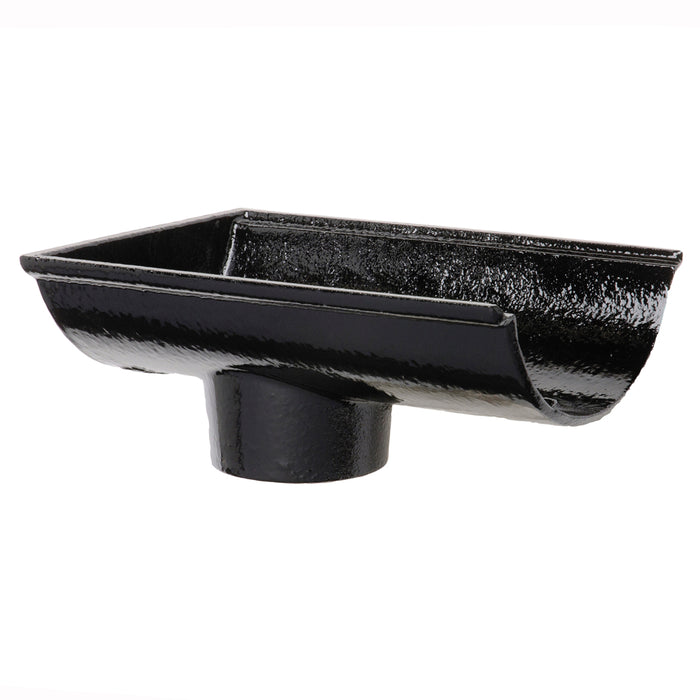 Hargreaves - Cast Iron Beaded HR Guttering (100mm-150mm) Internal Dropend - Aluminium Gutters Direct