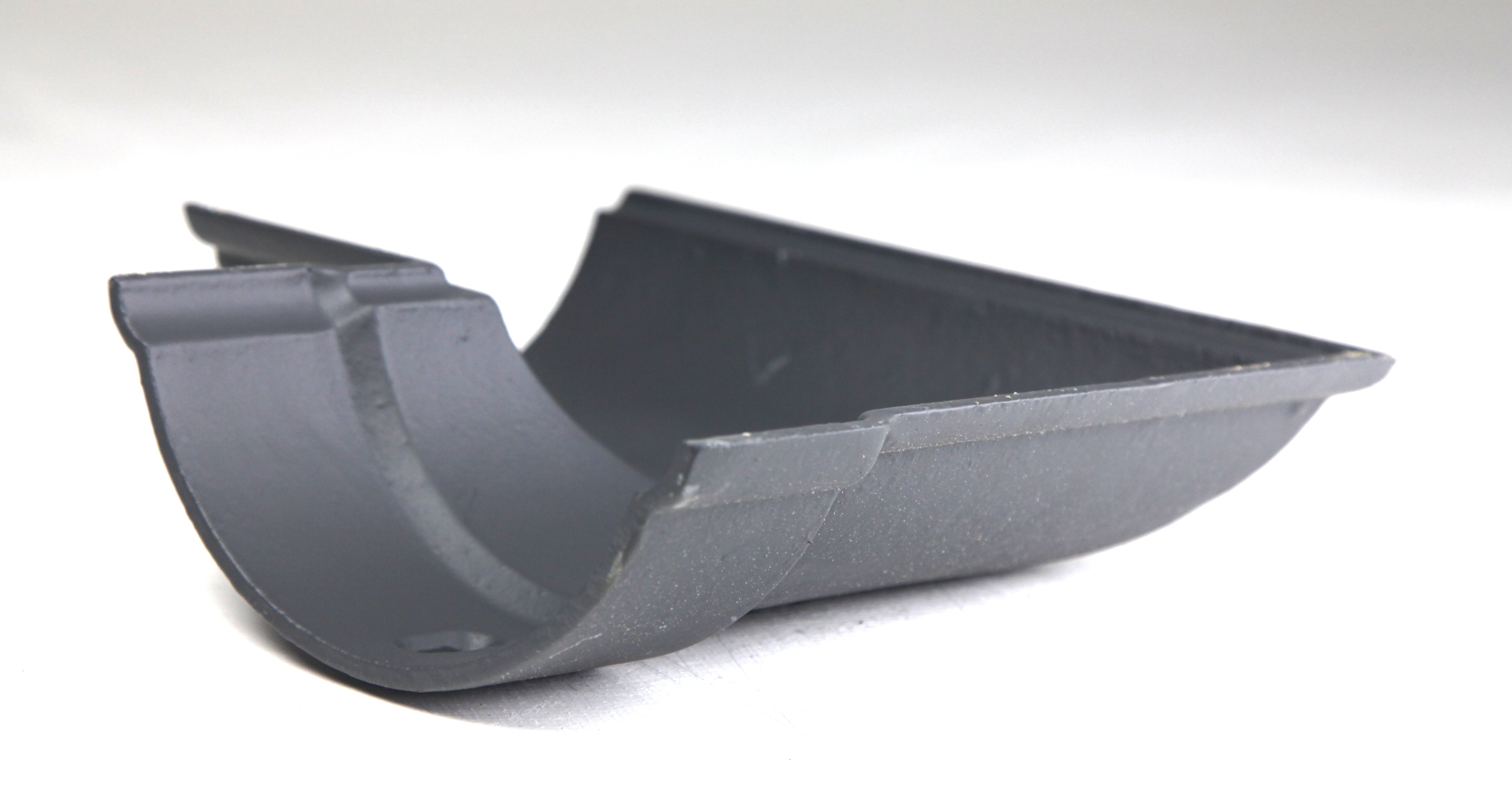 Hargreaves - Cast Iron Beaded HR Guttering (100mm-150mm) LH/RH 90 Degree Angle - Aluminium Gutters Direct