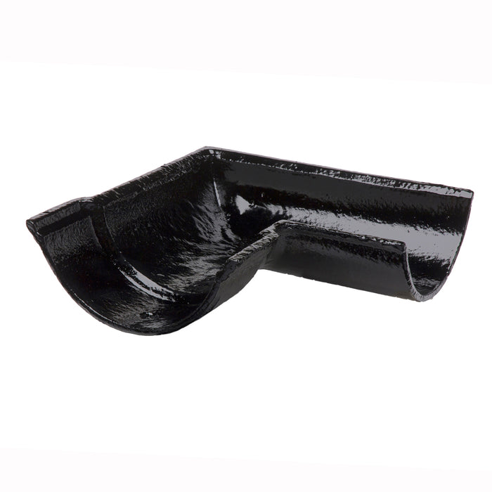 Hargreaves - Cast Iron Beaded HR Guttering (100mm-150mm) LH/RH 90 Degree Angle - Aluminium Gutters Direct