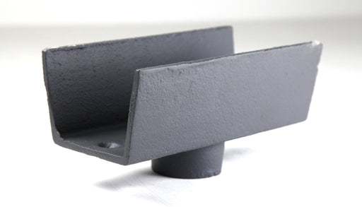 Hargreaves - Cast Iron Box Guttering (100x75mm) 75mm Outlet - Aluminium Gutters Direct