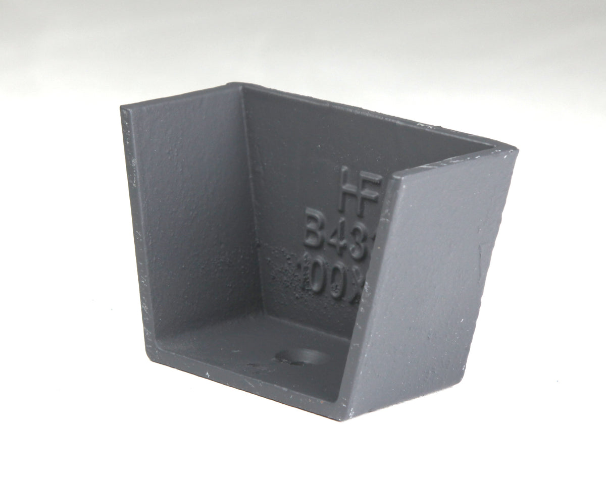 Hargreaves - Cast Iron Box Guttering (100x75mm) Internal Stopend - Aluminium Gutters Direct