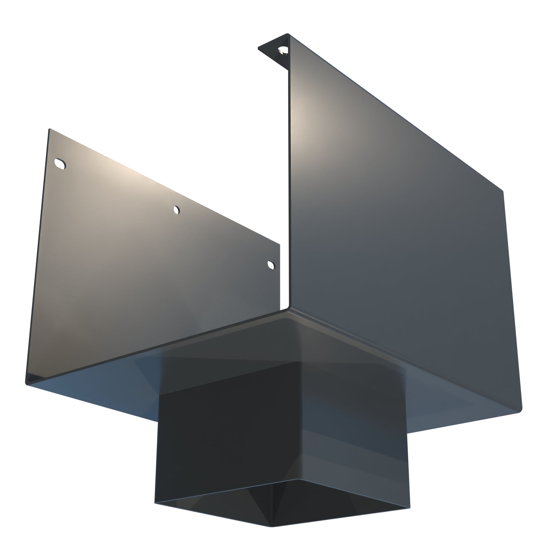 Dales Delta 150 (150x182) - Outlet 101.6mm Square - Aluminium Gutters Direct