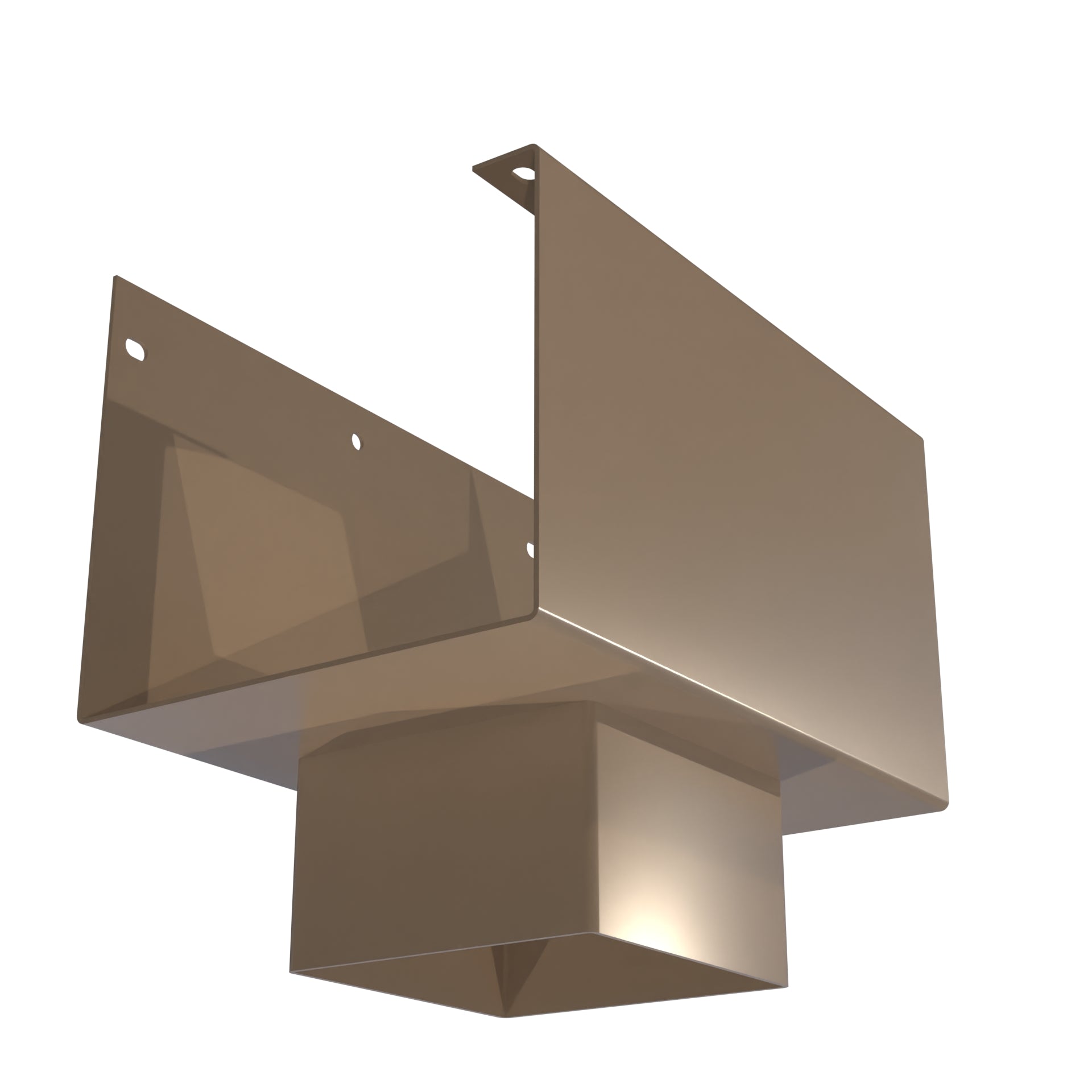 Dales Delta 125 (125x150) - Outlet 101.6mm Square - Aluminium Gutters Direct