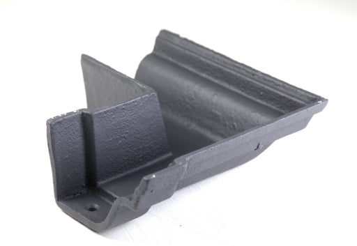 Hargreaves - Cast Iron Notts Ogee Guttering (115mm) External 90 Degree Angle - Aluminium Gutters Direct