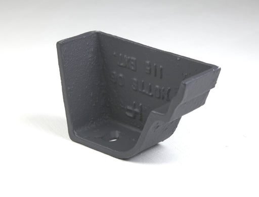 Hargreaves - Cast Iron Notts Ogee Guttering (115mm) External Stopend - Aluminium Gutters Direct
