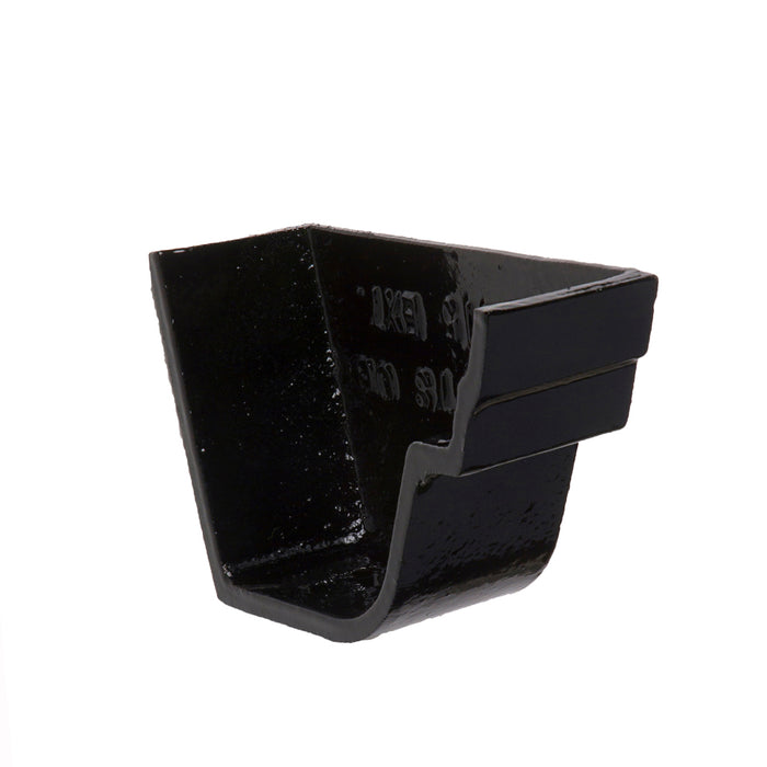 Hargreaves - Cast Iron Notts Ogee Guttering (115mm) External Stopend - Aluminium Gutters Direct