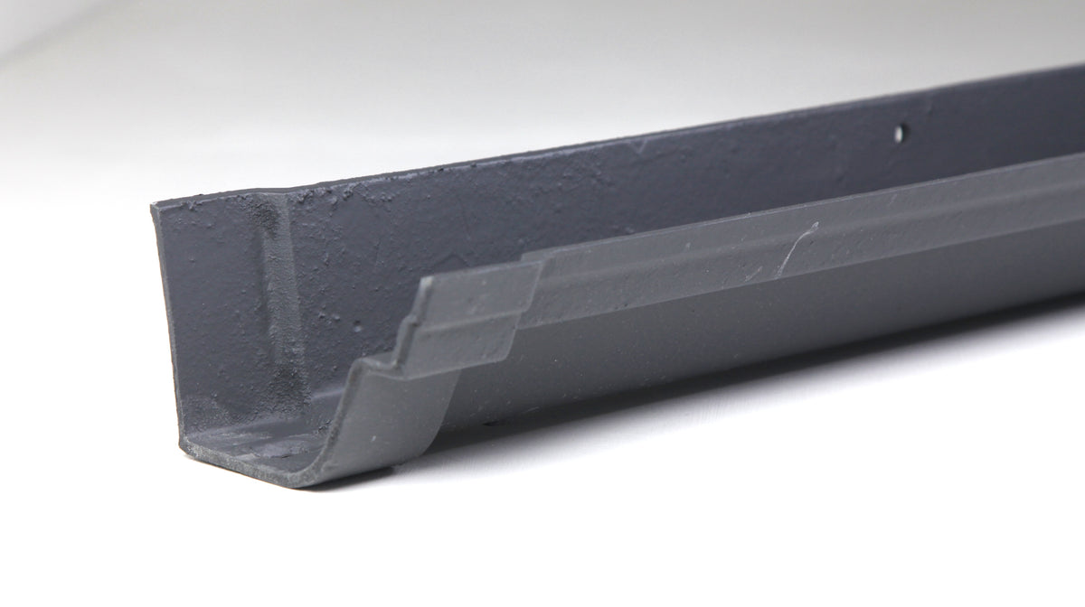 Hargreaves - Cast Iron Notts Ogee Guttering (115mm) 1.8m Length - Aluminium Gutters Direct