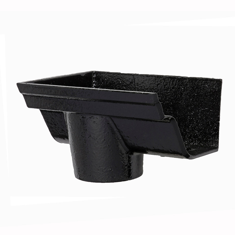 Hargreaves - Cast Iron Notts Ogee Guttering (115mm) Internal 75mm Dropend - Aluminium Gutters Direct