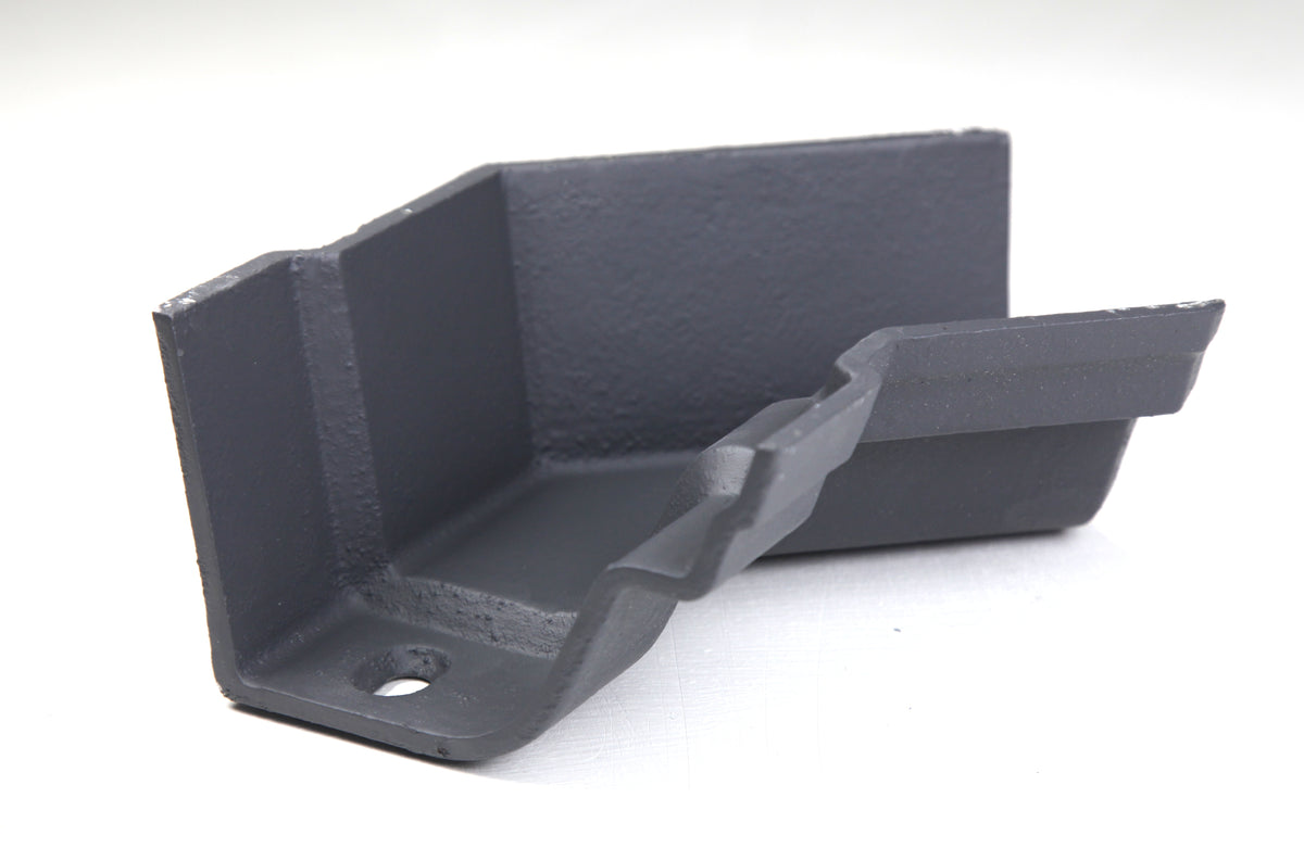 Hargreaves - Cast Iron Notts Ogee Guttering (115mm) Internal 135 Degree Angle - Aluminium Gutters Direct