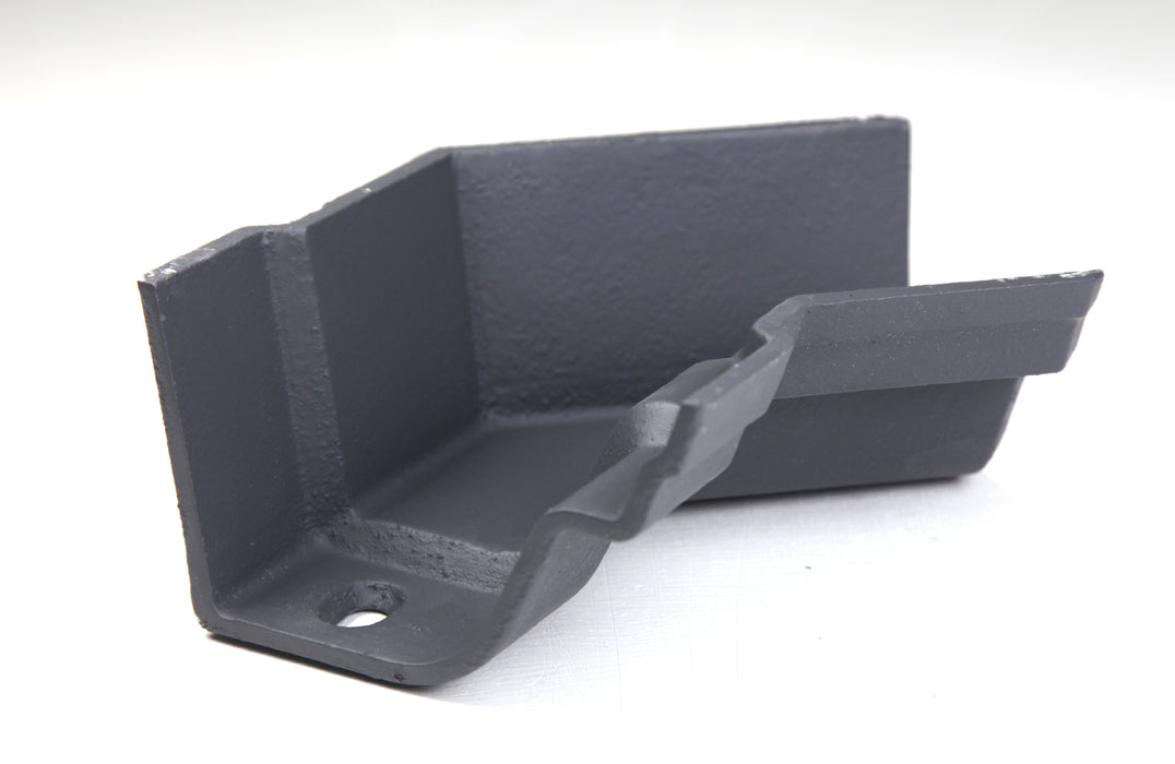 Hargreaves - Cast Iron Notts Ogee Guttering (115mm) Internal 135 Degree Angle - Aluminium Gutters Direct