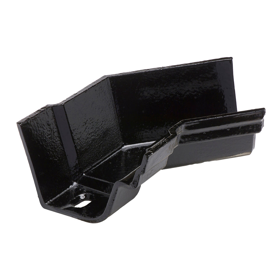 Hargreaves - Cast Iron Notts Ogee Guttering (115mm) Internal 135 Degree Angle - Aluminium Gutters Direct