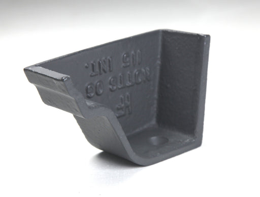 Hargreaves - Cast Iron Notts Ogee Guttering (115mm) Internal Stopend - Aluminium Gutters Direct