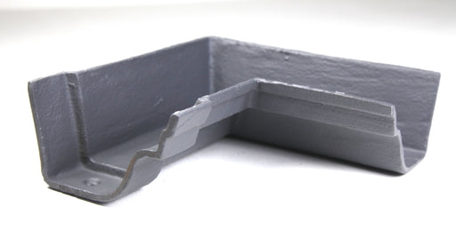 Hargreaves - Cast Iron Notts Ogee Guttering (115mm) Internal 90 Degree Angle - Aluminium Gutters Direct