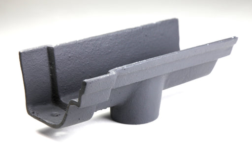 Hargreaves - Cast Iron Notts Ogee Guttering (115mm) 75mm Outlet - Aluminium Gutters Direct