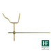 Hargreaves - Cast Iron Notts Ogee Guttering (115mm) Rise & Fall Bracket - Aluminium Gutters Direct
