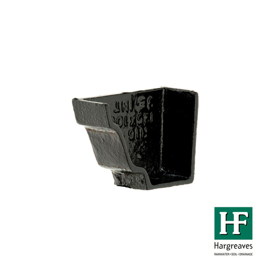 Hargreaves - Cast Iron H16 Guttering (125x100mm-150x100mm) Internal Stopend - Aluminium Gutters Direct