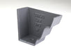 Hargreaves - Cast Iron G46 Guttering (100x75mm-125x100mm) External Stopend - Aluminium Gutters Direct