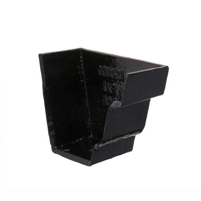 Hargreaves - Cast Iron G46 Guttering (100x75mm-125x100mm) External Stopend - Aluminium Gutters Direct