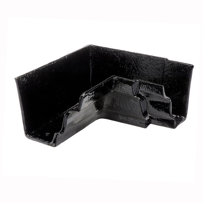 Hargreaves - Cast Iron G46 Guttering (100x75mm-125x100mm) Internal 90 Degree Angle - Aluminium Gutters Direct