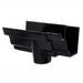 Hargreaves - Cast Iron G46 Guttering (100x75mm-125x100mm) Outlet - Aluminium Gutters Direct