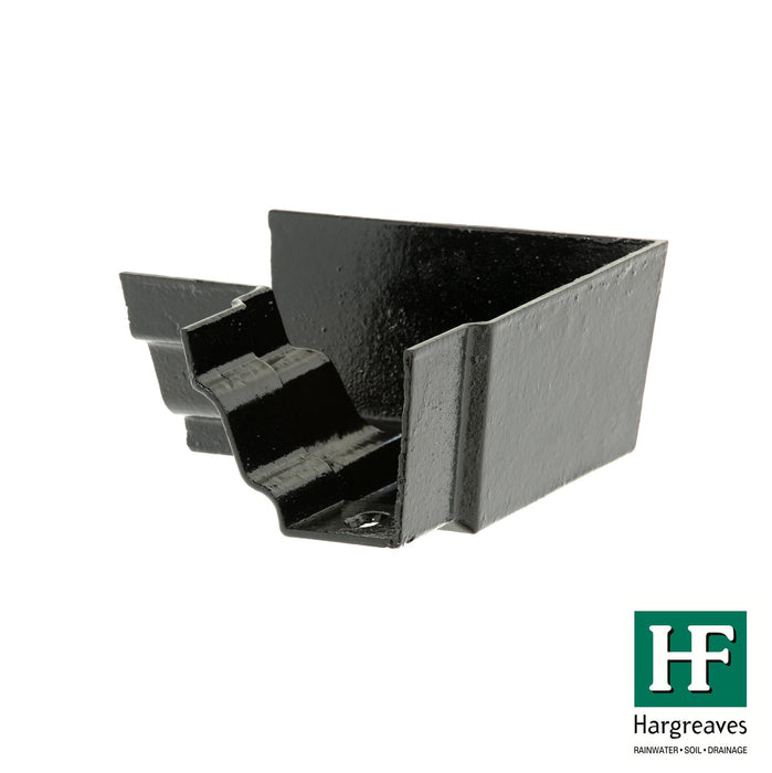 Hargreaves - Cast Iron H16 Guttering (125x100mm-150x100mm) Internal 90 Degree Angle - Aluminium Gutters Direct