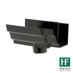 Hargreaves - Cast Iron H16 Guttering (125x100mm-150x100mm) Outlet - Aluminium Gutters Direct