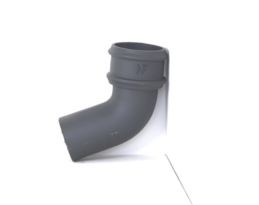 Hargreaves - Cast Iron Round Downpipe (65mm-150mm) 112.6 Degree Bend - Aluminium Gutters Direct