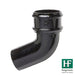 Hargreaves - Cast Iron Round Downpipe (65mm-150mm) 112.6 Degree Bend - Aluminium Gutters Direct