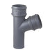Hargreaves - Cast Iron Round Downpipe (65mm-150mm) 112.6 Degree Branch - Aluminium Gutters Direct