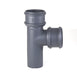 Hargreaves - Cast Iron Round Downpipe (65mm-150mm) 92.5 Degree Branch - Aluminium Gutters Direct