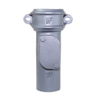 Hargreaves - Cast Iron Round Downpipe (65mm-150mm) Eared Access Point - Aluminium Gutters Direct