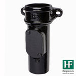 Hargreaves - Cast Iron Round Downpipe (65mm-150mm) Eared Access Point - Aluminium Gutters Direct